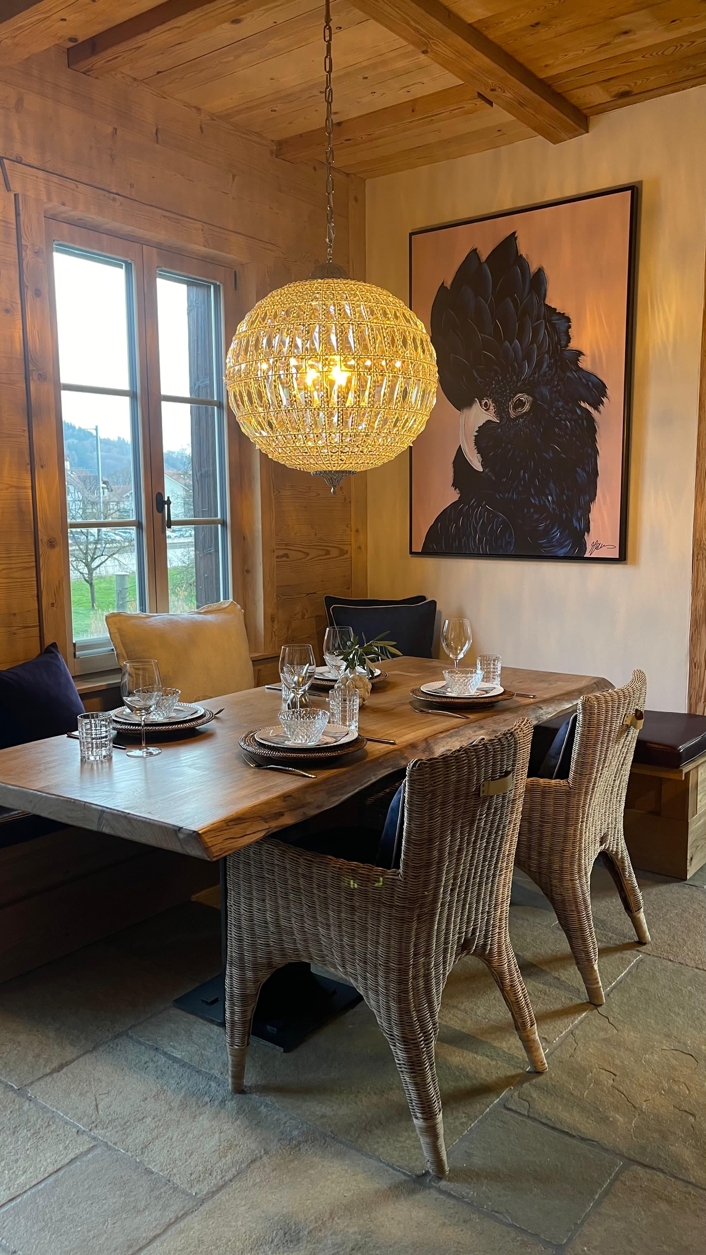 Innenraum der Lodge